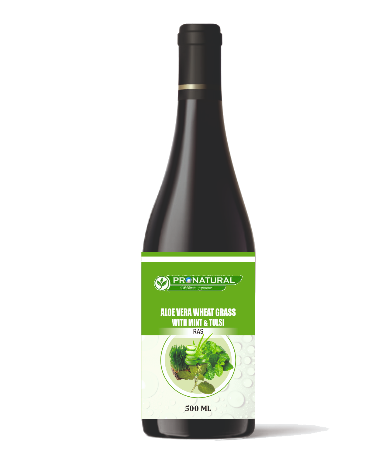 Wheat Grass with Aloevera Juice - (500ml)